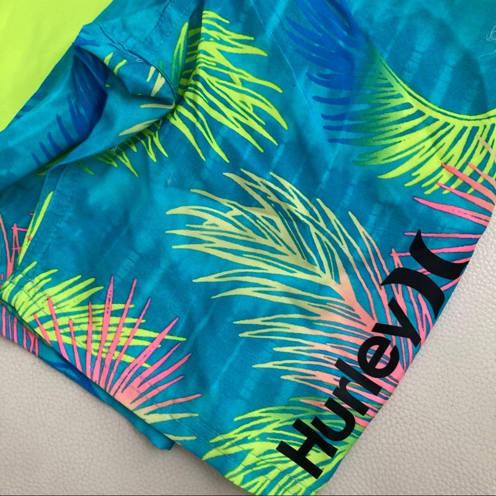 Hurley cute neon palm beach UPF50+ active shorts set 4061 - Picture 7 of 10